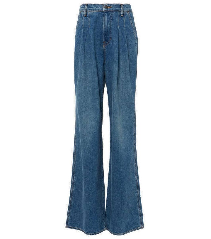 Photo: Veronica Beard Mia mid-rise wide-leg jeans