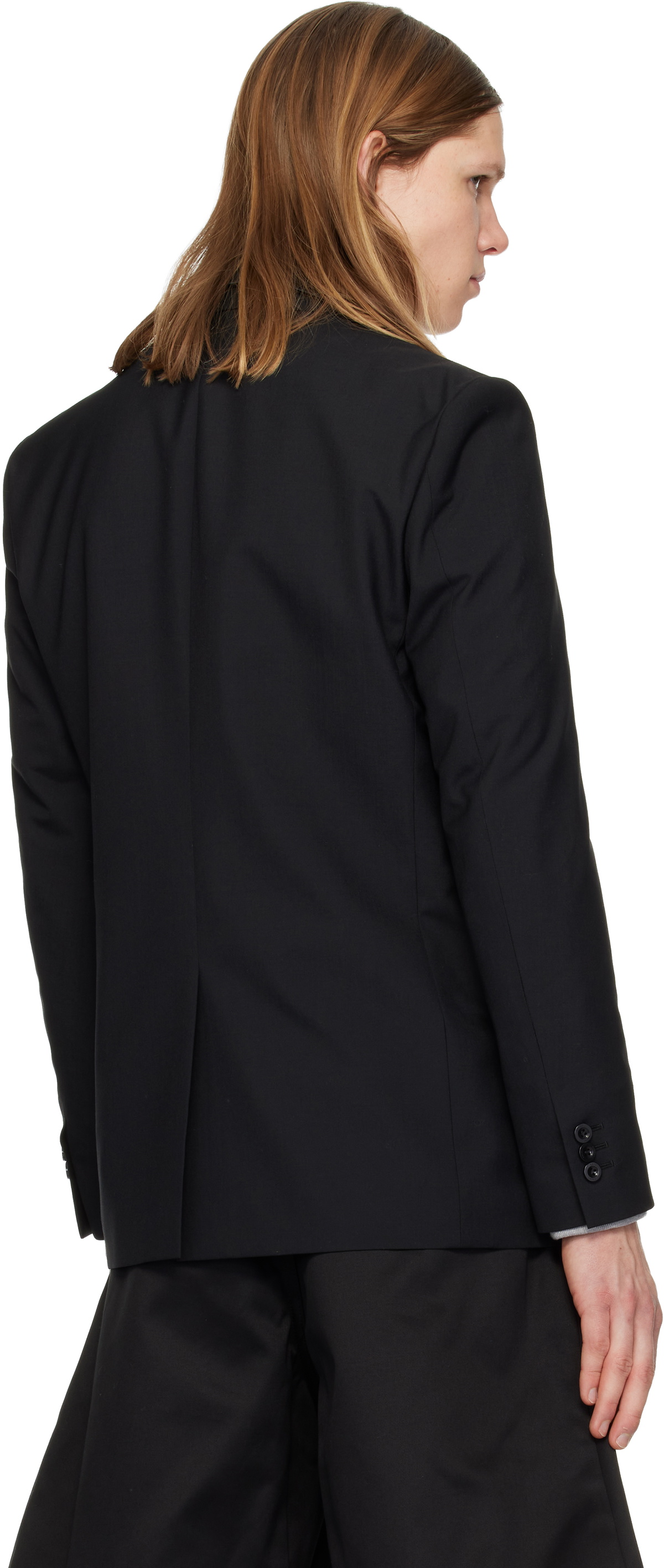 sacai Black Suiting Blazer