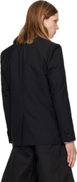 sacai Black Suiting Blazer