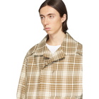 Maison Margiela SSENSE Exclusive Brown Table Cloth Jacket