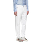 Golden Goose White Happy Jeans