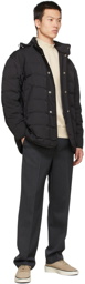 Theory Black Down Ian Jacket