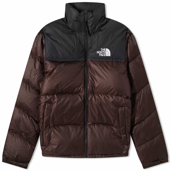 Photo: The North Face Men's 1996 Retro Nuptse Jacket in Coal Brown/Tnf Black