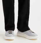 ALEXANDER MCQUEEN - Exaggerated-Sole Leather Sneakers - Gray