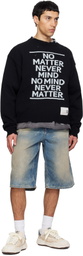 Maison MIHARA YASUHIRO Off-White Blakey OG Sole Graffiti Printed Canvas Sneakers