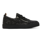 Giuseppe Zanotti Black Glitter May London Sneakers