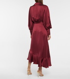 Zimmermann - Silk satin midi dress