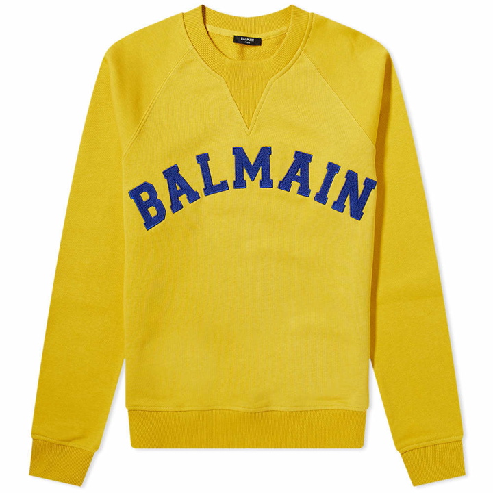 Photo: Balmain College Logo Crew Sweat