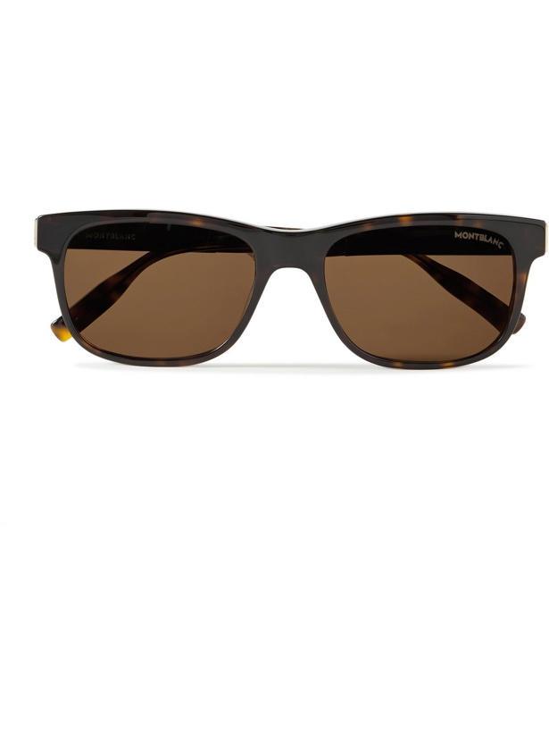 Photo: MONTBLANC - D-Frame Tortoiseshell Acetate Sunglasses - Tortoiseshell