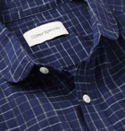 Oliver Spencer - Eton Penny-Collar Checked Cotton Shirt - Blue