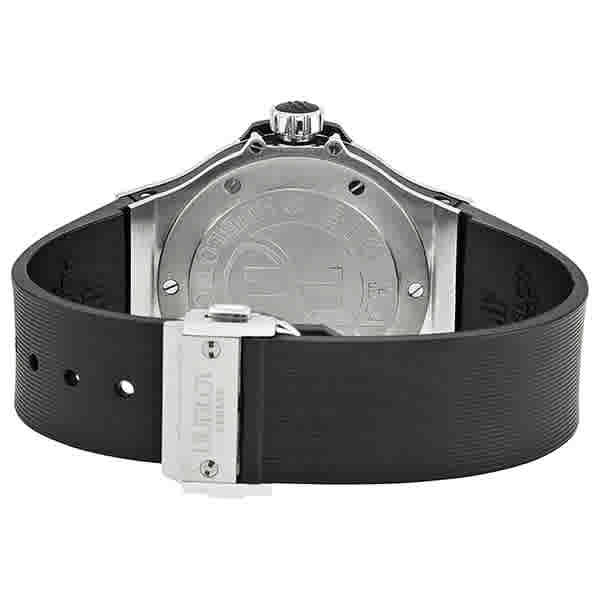 Hublot Big Bang Black Dial Diamond Black Rubber Ladies Watch 361.SX.1270.RX.1104