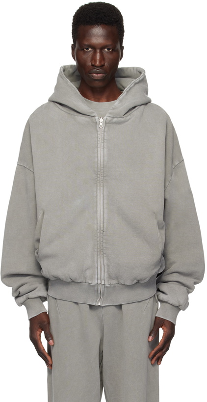 Photo: Entire Studios Gray Thermal Hoodie