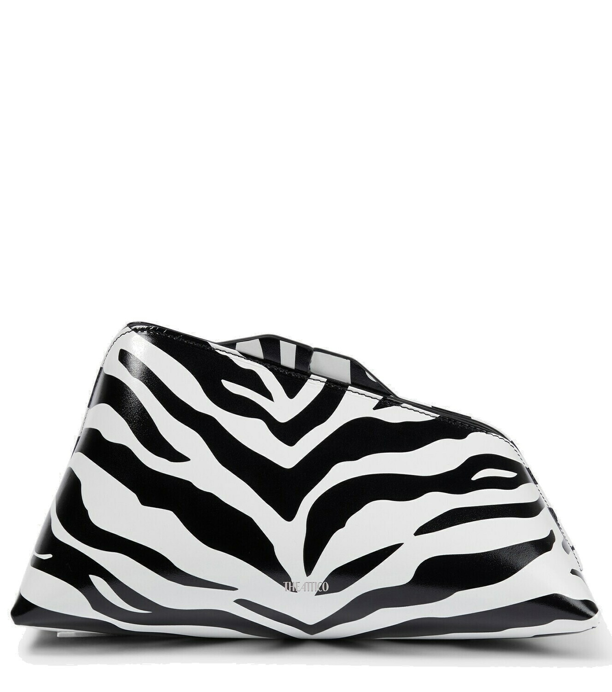 The Attico - 8.30 PM zebra-print leather clutch The Attico