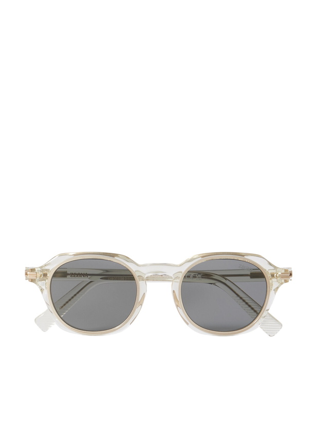 Photo: Zegna - Round-Frame Acetate Sunglasses