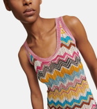 Missoni Mare Zig-zag knit beach dress