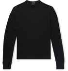 TOM FORD - Slim-Fit Merino Wool Sweater - Black