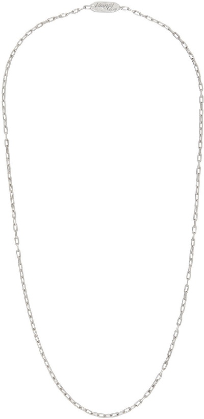Photo: Brioni Silver Chain Necklace