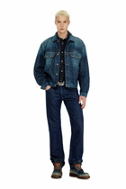 Diesel Trucker jacket in selvedge denim - Denim Jackets - Unisex - Blue