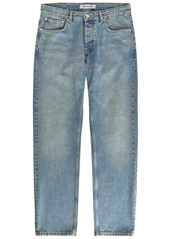 Photo: Won Hundred Archer Tapered-leg Jeans Mid Blu