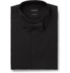 Ermenegildo Zegna - Black Double-Cuff Cotton and Silk-Blend Shirt - Black