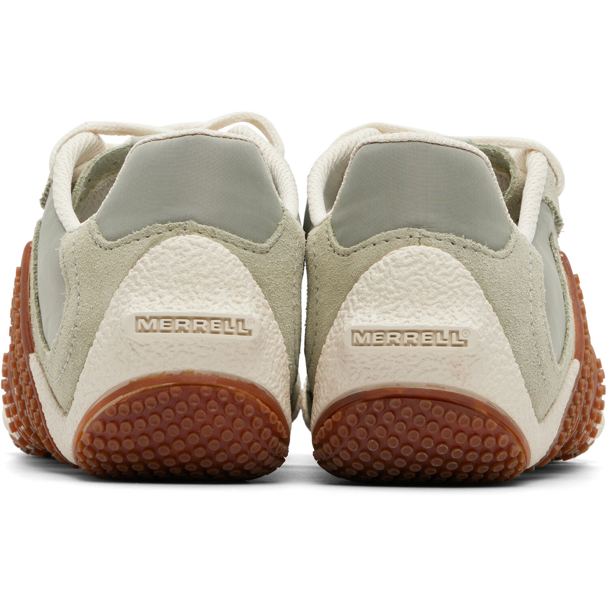 Merrell 1TRL Beige & Green Relay Fly Vent Sneakers