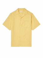 Portuguese Flannel - Convertible-Collar Cotton-Piqué Shirt - Yellow