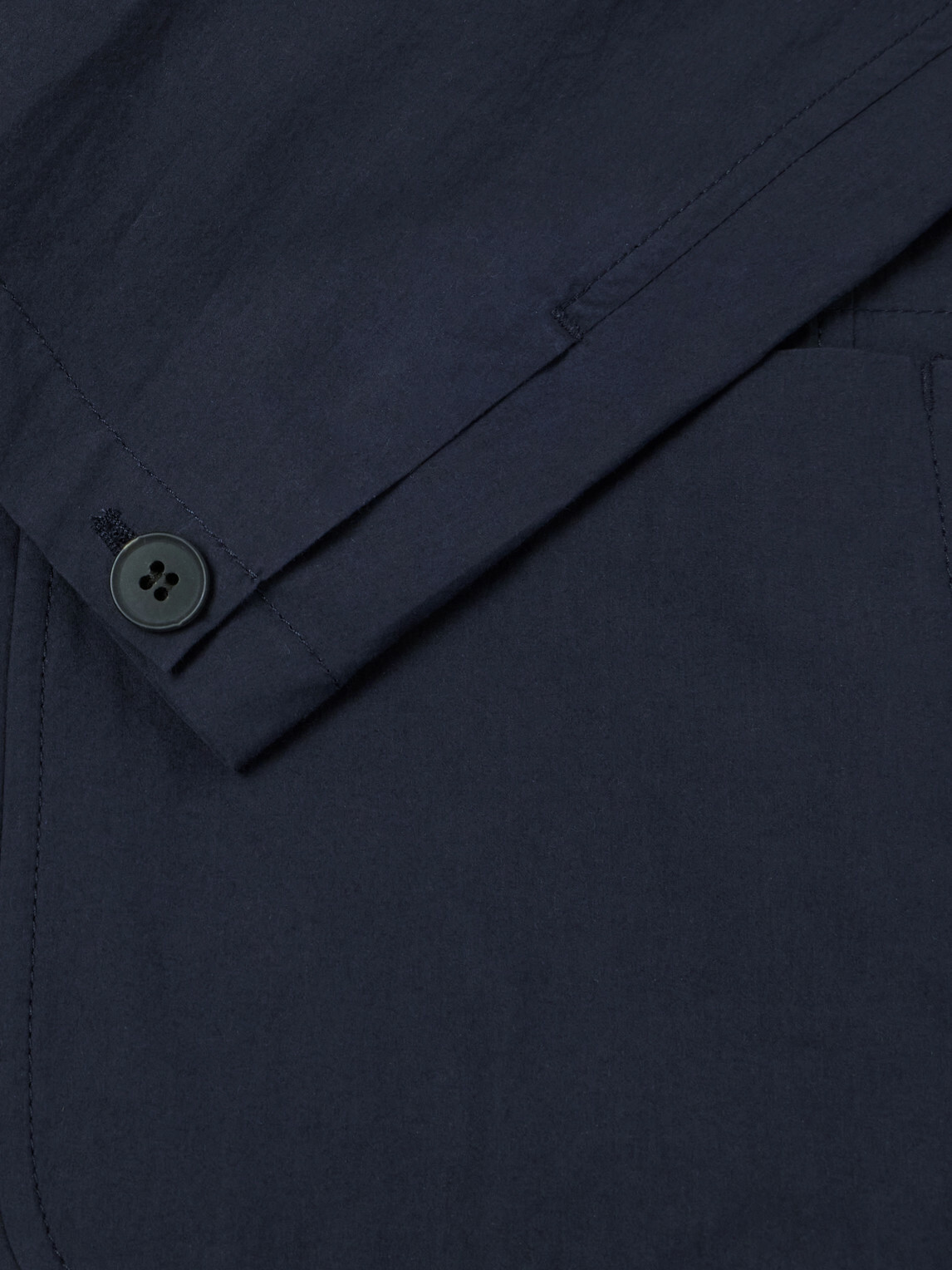 Sunspel - Cotton-Poplin Suit Jacket - Blue