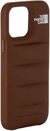 Urban Sophistication Brown 'The Puffer' iPhone 13 Pro Max Case