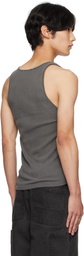 ALEXANDER DIGENOVA Gray Layered Tank Top