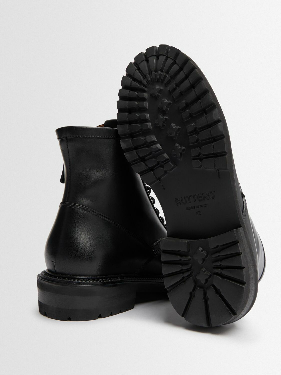 BUTTERO Fiorentina Leather Lace-up Boots