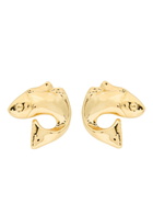 Jacquemus Les Boucles Poisson Fish Drop Earrings - Gold - One Size