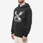 Pleasures Men's Don't Care Hoodie in Black