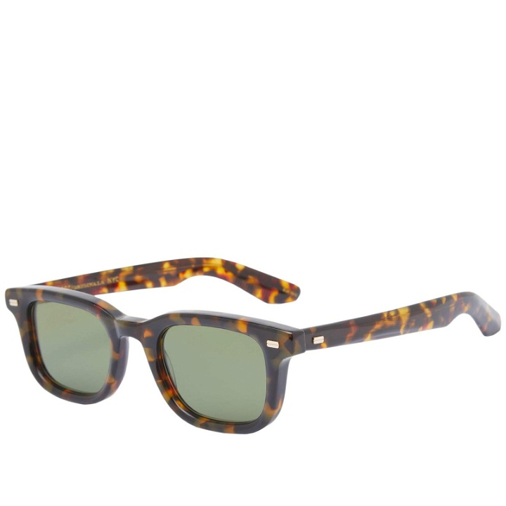 Photo: Moscot Klutz Sunglasses in Tortoise/Green