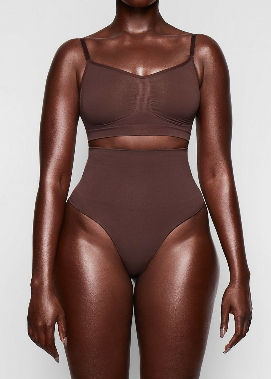 Skims Seamless Sculpt Bralette Brown