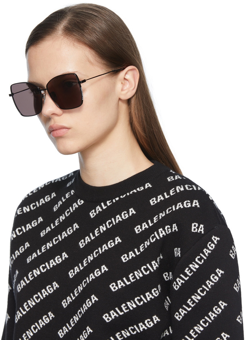 Balenciaga BB0260S 001 Rectangular Sunglasses  Designer Eyewear Collection   RADPRESENT