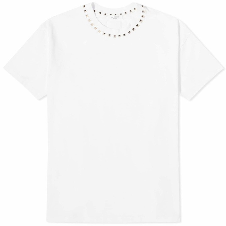 Photo: Valentino Men's Rockstud T-Shirt in White