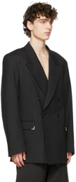 Han Kjobenhavn SSENSE Exclusive Black Boxy Suit Blazer