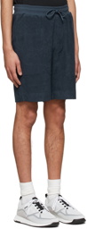 Boss Navy Cotton Shorts