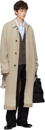 Maison Margiela Beige Belted Trench Coat
