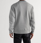 Acne Studios - Fairview Logo-Appliquéd Fleece-Back Cotton-Jersey Sweatshirt - Gray