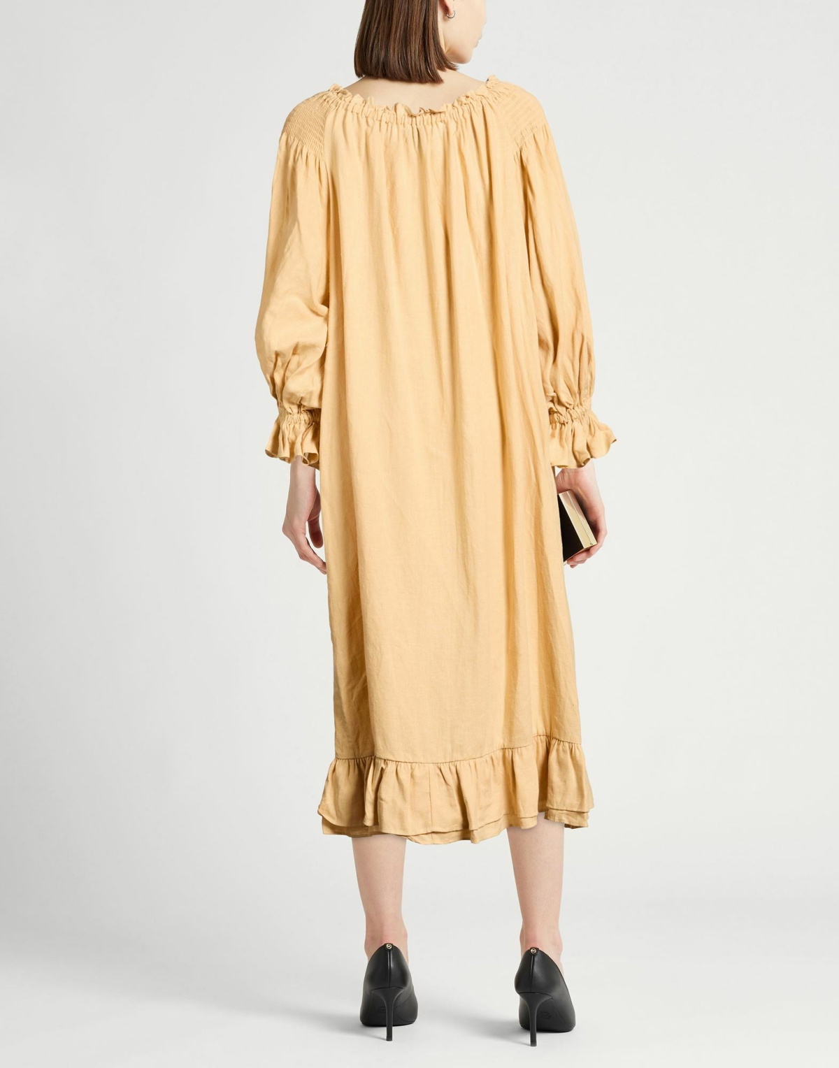 Sleeper Womens Midi dress Sand