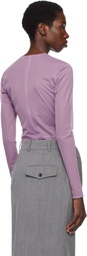 Pushbutton Purple Dummy Shaped Mesh Top