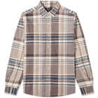 Beams Plus Big Check Shaggy Shirt