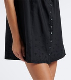 Dôen Nessie broderie anglaise cotton minidress