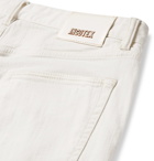 Incotex - Slim-Fit Stretch-Denim Jeans - White