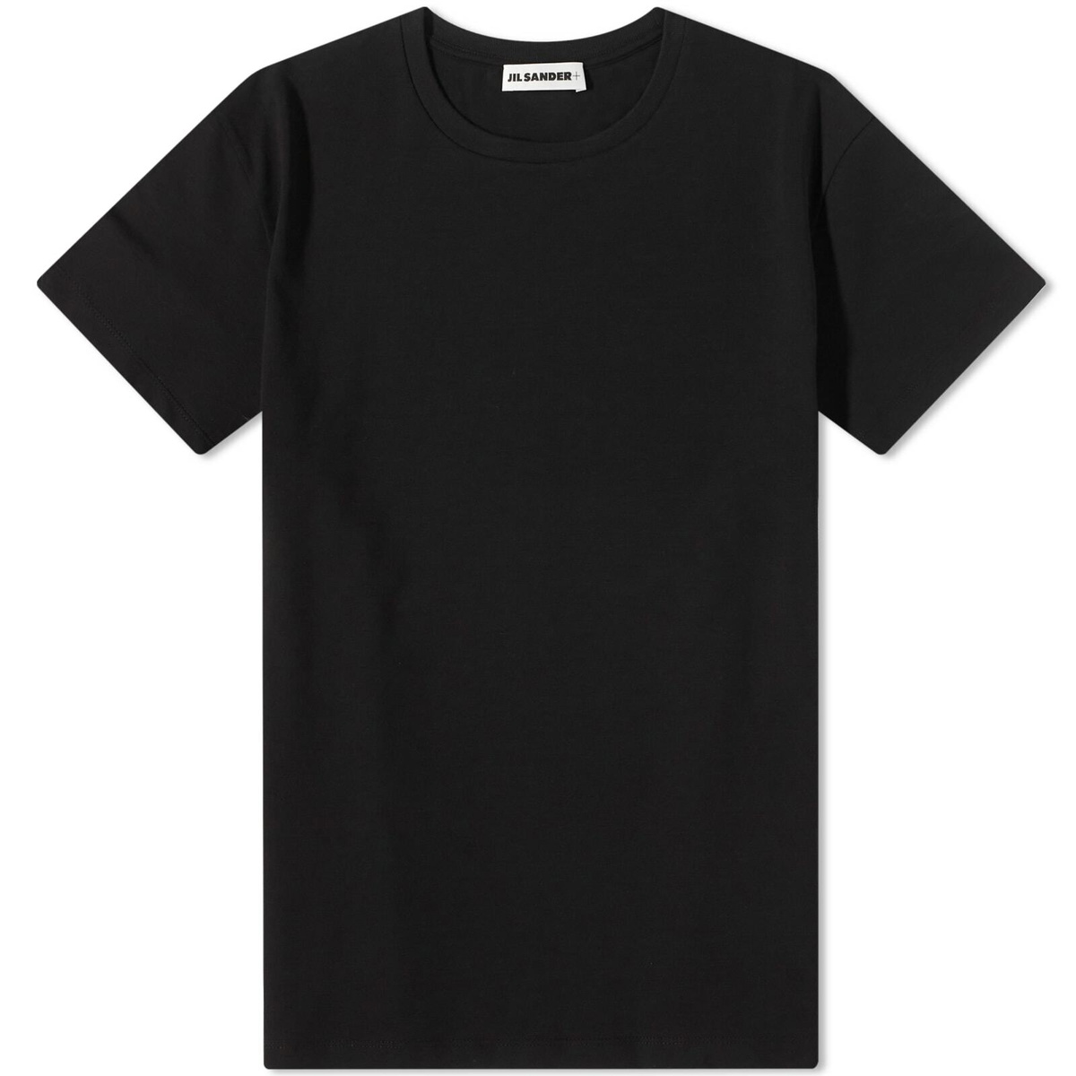 Jil Sander Men's Plus Regular Fit T-Shirt in Black Jil Sander
