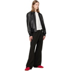 Palm Angels Black Tree Logo Loose Trousers