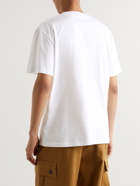 Loewe - Logo-Print Cotton-Blend Jersey T-Shirt - White