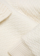 Guest In Residence Cross Country Textured Wool-blend Jacket Cream