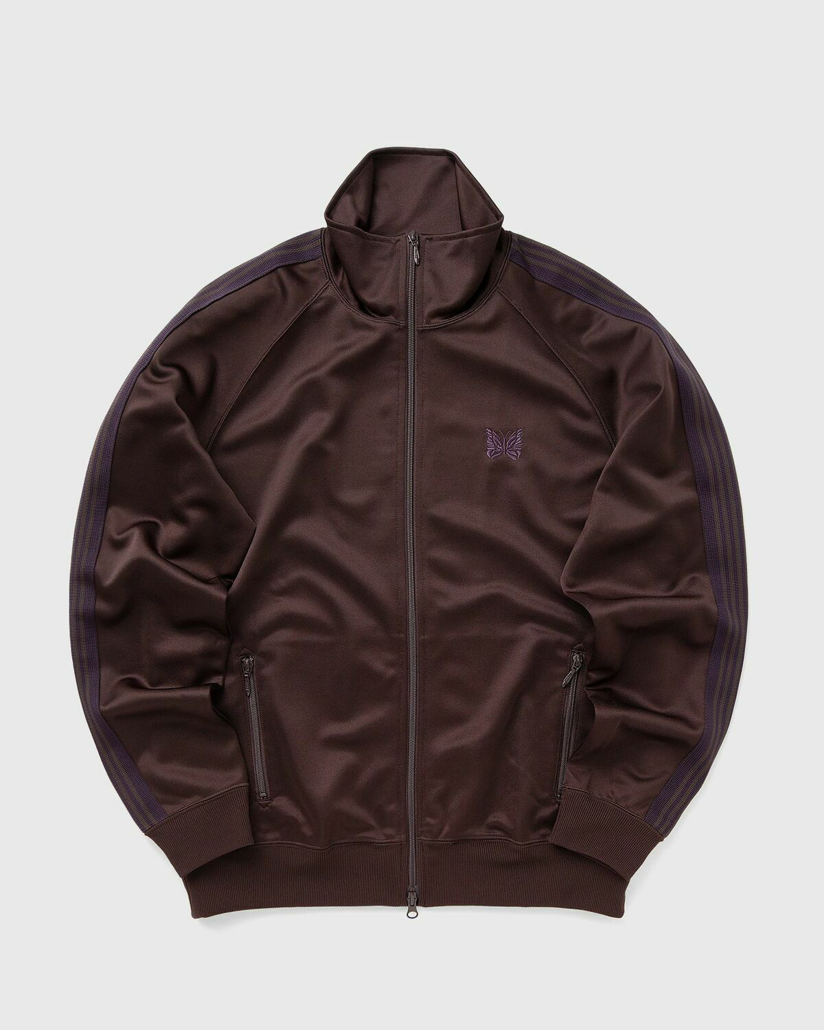 Needles Track Jacket Poly Smooth Brown Track Jackets Needles